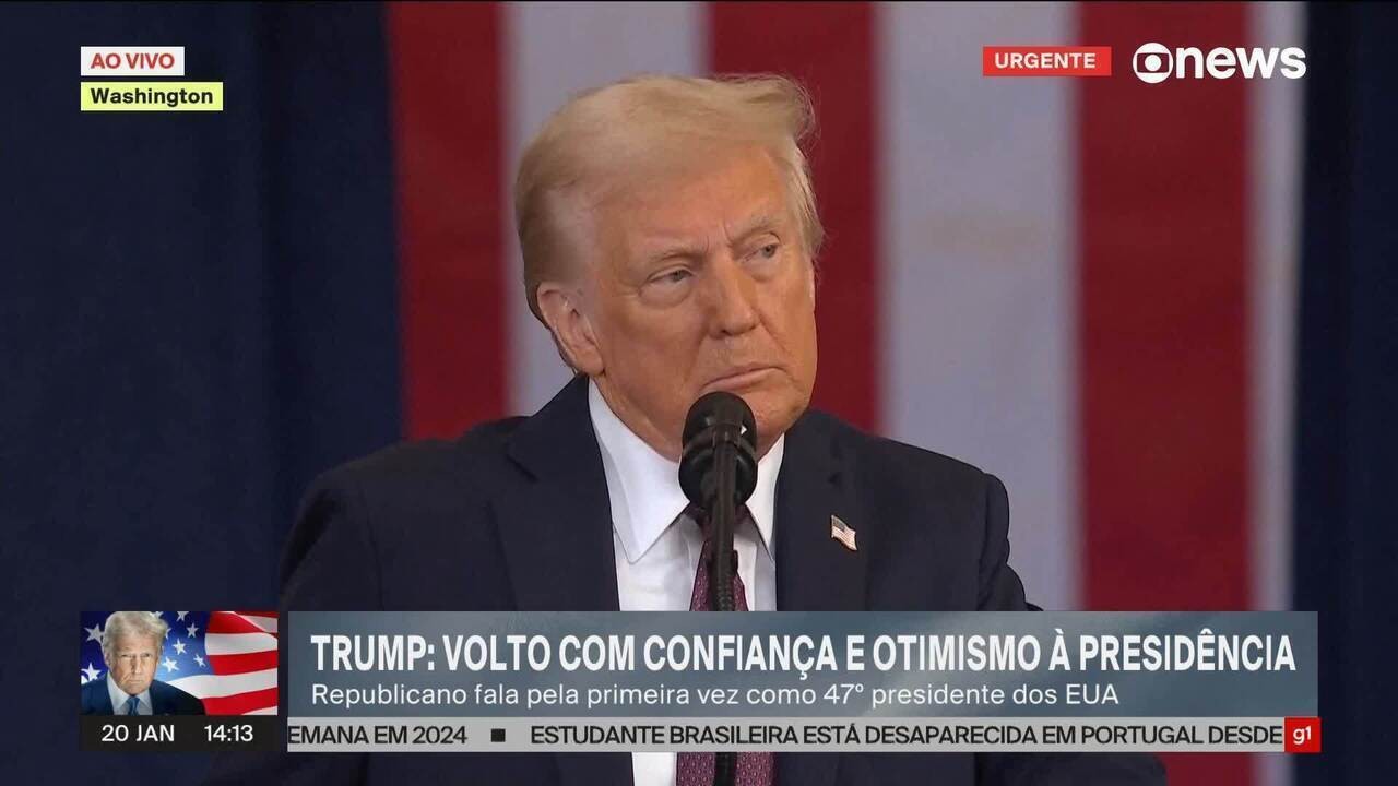 'Agora só existem dois gêneros: masculino e feminino', diz Trump em discurso de posse